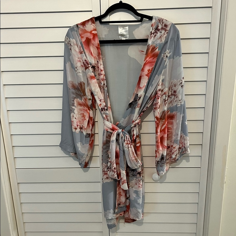 Plum Pretty Sugar cherry blossom robe